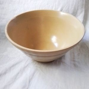 Over and Back Yellow Ware 8" bowl